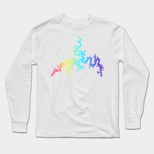 Table Rock Lake - Rainbow Long Sleeve T-Shirt